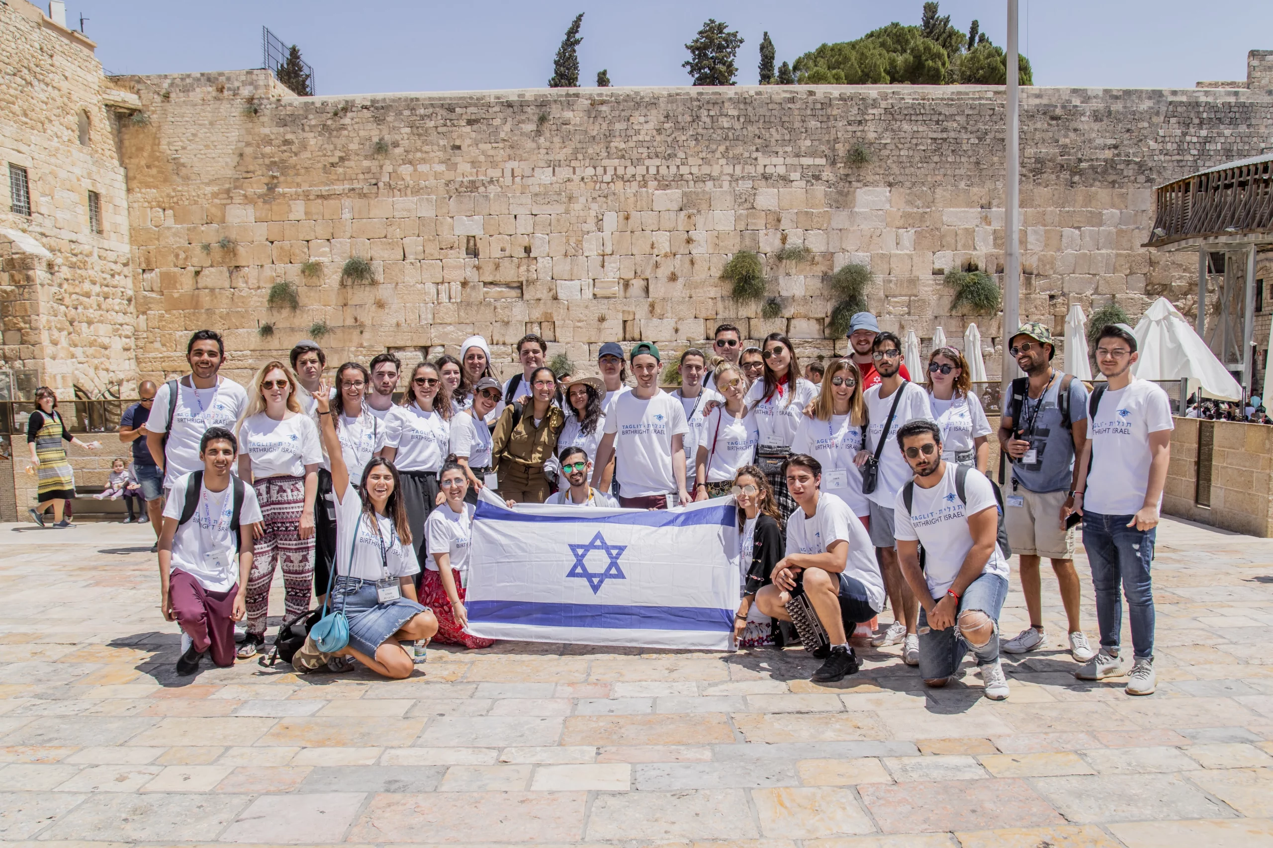 group at the Kotel